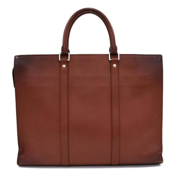 Louis Vuitton Sac Plat Horizontal Zip Briefcase Ombre Leather Acajous - Picture 3 of 8